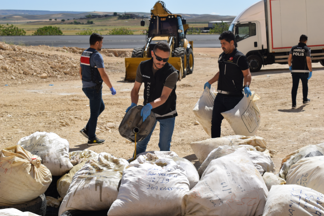 2 ton uyuşturucu yakılarak imha edildi