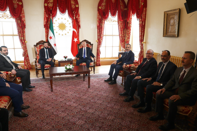 Dolmabahçe'de Suriye zirvesi! İşte Erdoğan-Şara görüşmesinde ele alınan konular