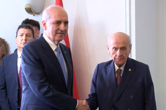 Kurtulmuş'tan Bahçeli'ye ziyaret