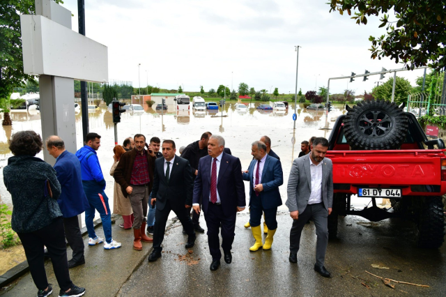 Trabzon'daki sel felaketinde 72 yaşındaki vatandaş kayboldu