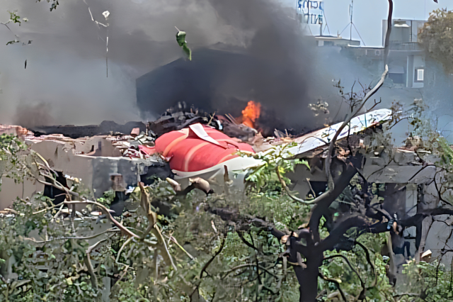 Hindistan'da yerleşim yerine düşen uçağın enkazında 204 kişinin cansız bedenine ulaşıldı