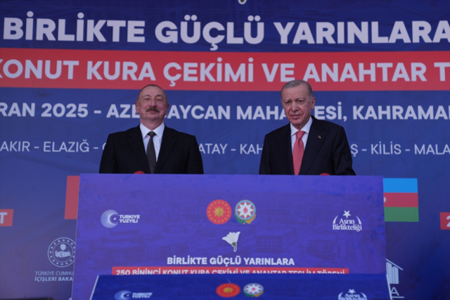 Erdoğan: Depremde ülkemizin imdadına ilk koşanlardan biri can Azerbaycan'dı