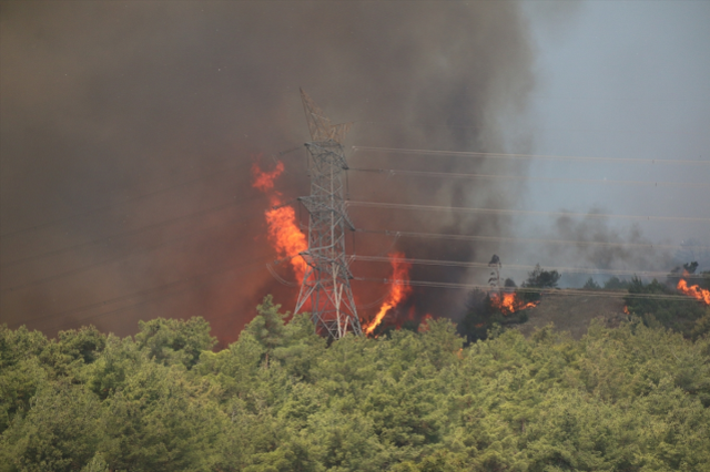 Alevler saatlerdir söndürülemiyor! Hatay'dan gelen görüntüler korkunç