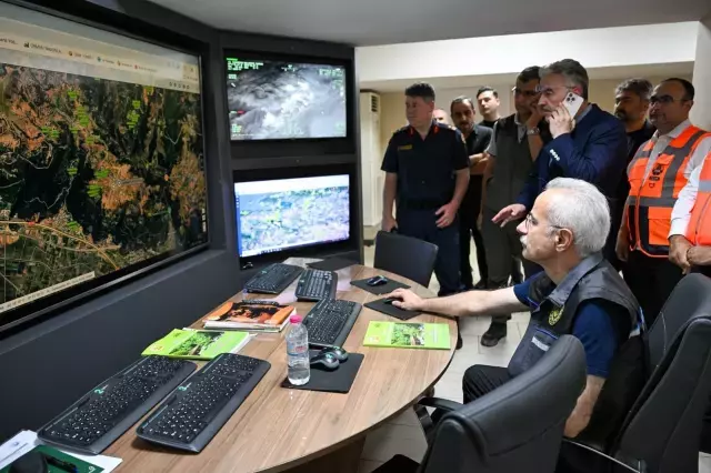 Bursa'da Orman Yangınında Kadın Alevlerin Arasında Kaldı