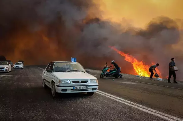 Bir orman yangını da İzmir'de! Bornova'da başlayıp Buca'ya sıçradı
