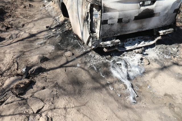 10 orman işçisinin şehit olduğu alan! Araçlar küle dönmüş, yerde sürükleme izleri