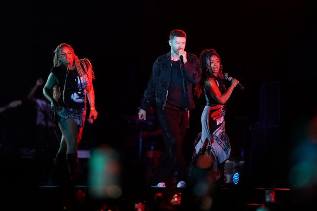 Justin Timberlake konserinden kareler!