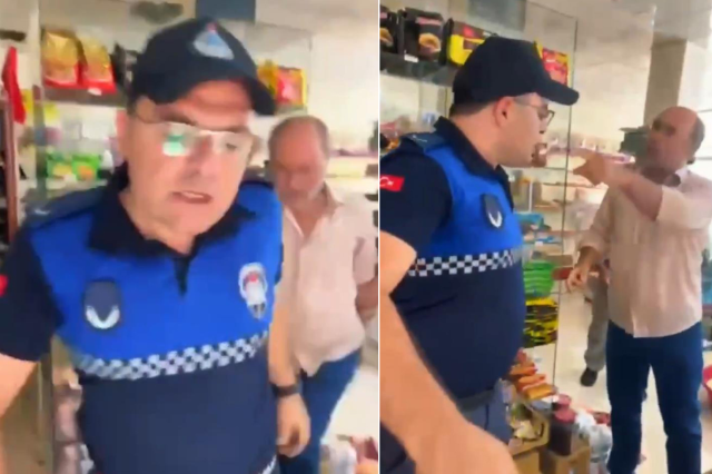 Zabıtaya 'Seni vururum' diyen esnafın marketinden çıkanlar mide bulandırdı