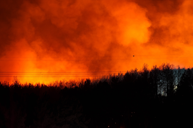 İzmir'in Buca ilçesinde orman yangını! Alevler hızla ilerliyor