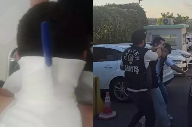 Kavgada ensesinden bıçaklandı, apar topar ameliyata alındı!