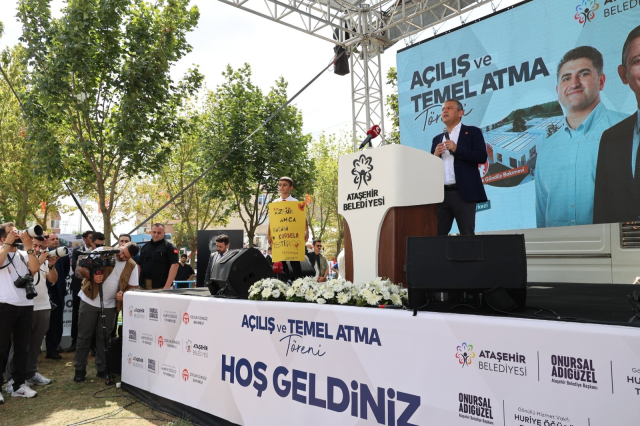 Ataşehir Belediyesi yeni projelerin açılış ve temel atma törenini gerçekleştirdi