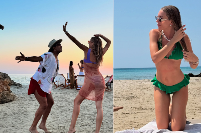 Tatile doymadı! Sinem Kobal'dan 'Kim der iki çocuk annesi' dedirten poz