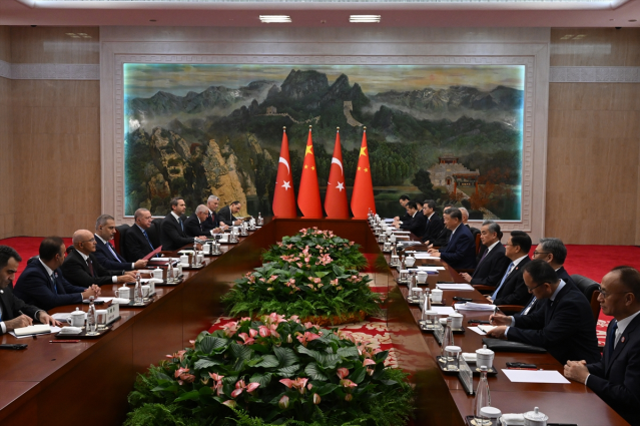 Cumhurbaşkanı Erdoğan, Şi Cinping ile bir araya geldi