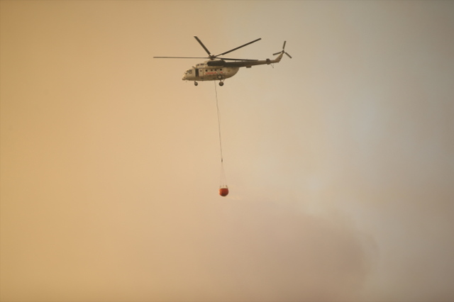 Kastamonu-Karabük sınırında süren yangının kokusu Ankara'ya ulaştı