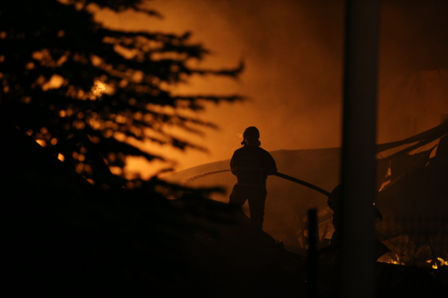 Niğde'de fabrika yangını