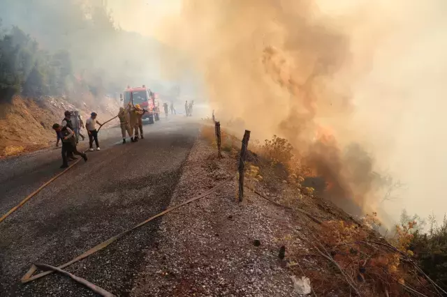 Antalya'da orman yangını; 2 otel tahliye edildi