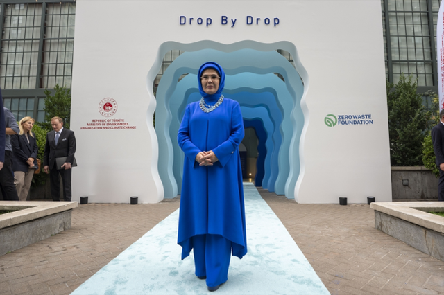 Emine Erdoğan'dan New York'taki sergi açılışına damga vuran Gazze çıkışı