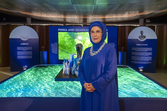 Emine Erdoğan'dan New York'taki sergi açılışına damga vuran Gazze çıkışı