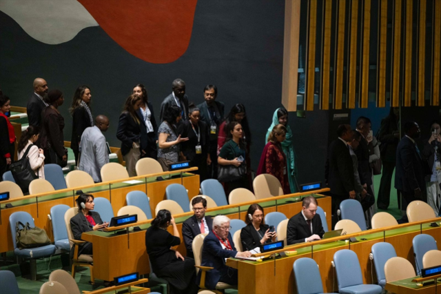 BM'deki Netanyahu protestosuna Cumhurbaşkanı Erdoğan'dan ilk yorum