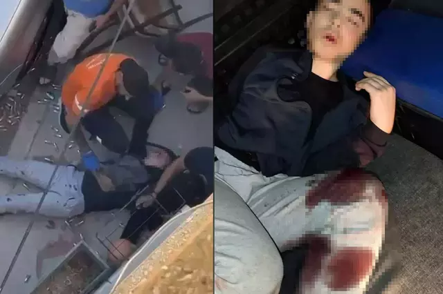 Saldırganın yakalanma görüntüleri