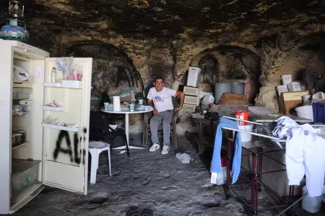 Mağaranın içinden bir kare