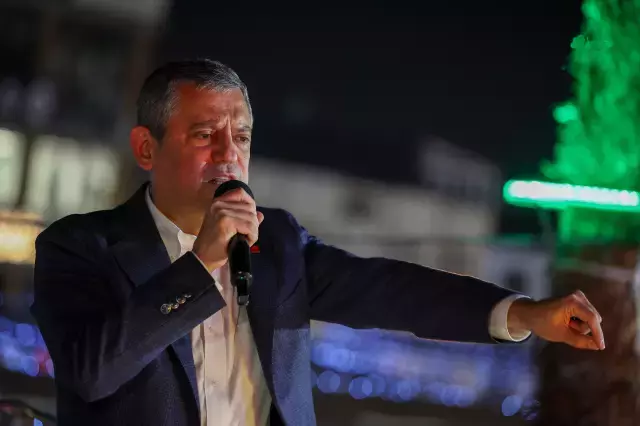 Miting alanından görüntü