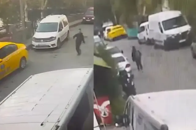 Ortaokul öğrencisi arkadaşını boynundan bıçakladı! O anlar kamerada