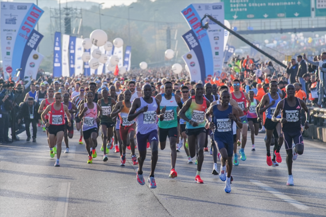47. İstanbul maratonu start aldı