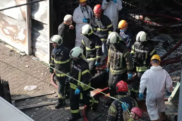 Kocaeli'deki yangın faciasında 7 kişi açığa alındı