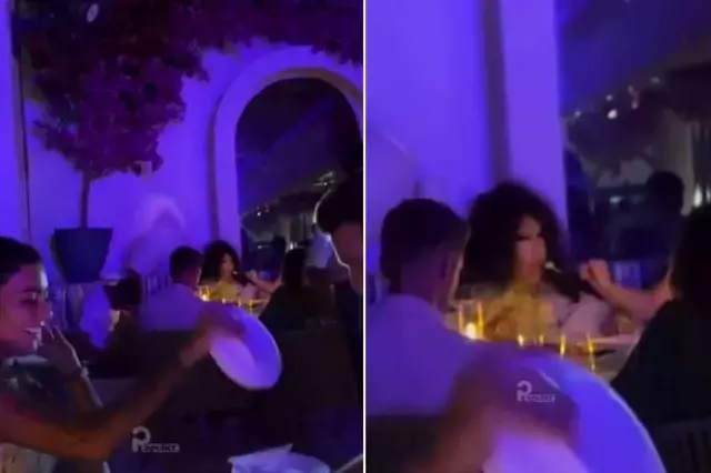 Bülent Ersoy'a özel ilgi! Yemek yedirildiği anlar kameraya yansıdı