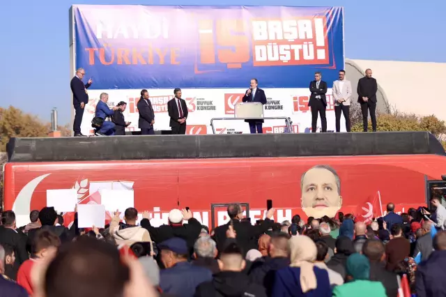 Yeniden Refah Partisi kongresinden genel görünüm