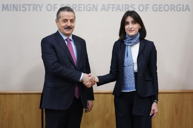 Türkiye-Gürcistan Dostluk Grubu Gürcistan'da resmi temaslarda bulundu