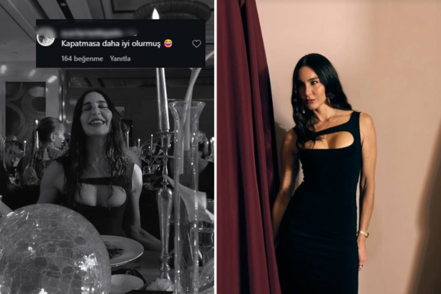 Ece Sükan'dan cesur pozlar! Elbisesini gören herkes benzer yorum yaptı