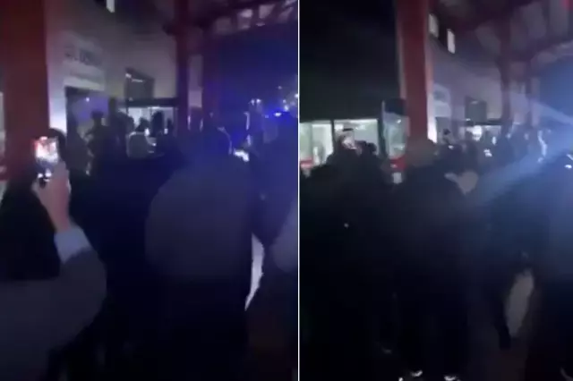 İtirafın ardından halk adliyenin önüne koştu! Annesini öldüren Güllü'nün kızına sloganlı tepki