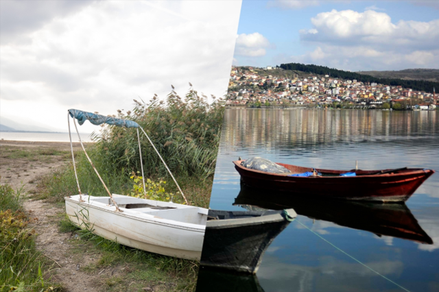 65 yıldır böylesi görülmedi! Sapanca'da sular çekildi, görüntü endişe verici