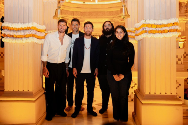 Messi, Hindu tanrısı Hanuman'ı ziyaret etti