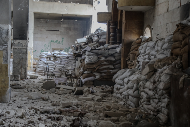 Terör örgütünün askeri karargah olarak kullandığı cami ilk kez görüntülendi