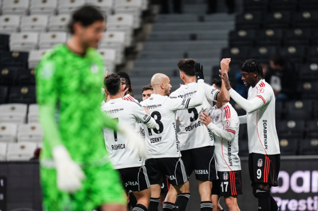 Beşiktaş 3 golle kupada 2'de 2 yaptı