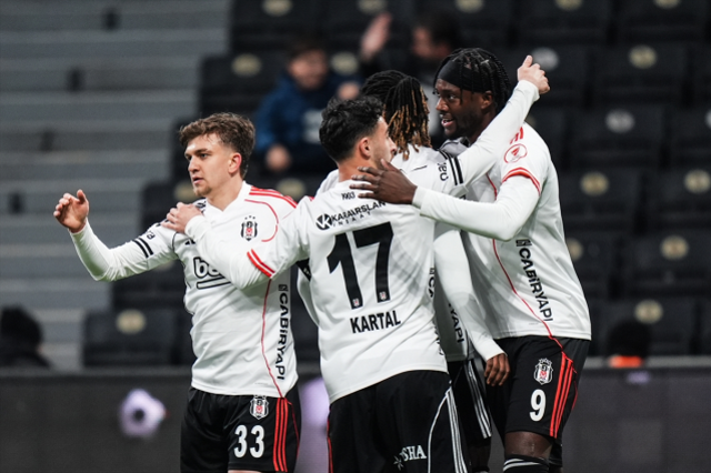 Beşiktaş 3 golle kupada 2'de 2 yaptı