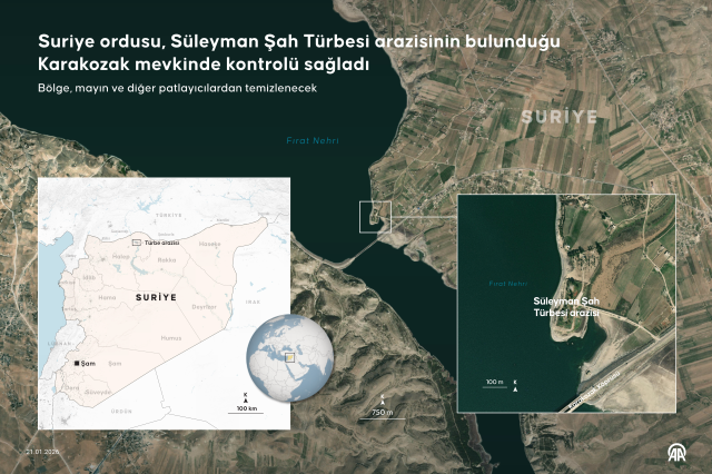 Süleyman Şah Türbesi terörden temizlendi: Burası Türk toprağıdır