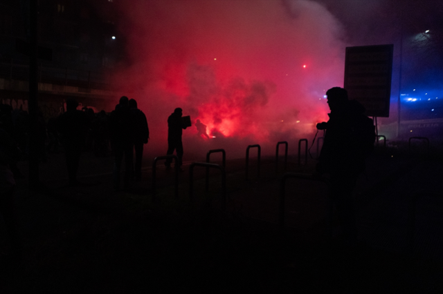 İtalya'da Milano-Cortina Kış Olimpiyat Oyunları'na karşı düzenlenen protestoda olaylar çıktı