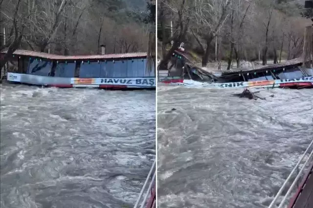 24 saatte 74 kilogram yağış! Su göğüs hizasına çıktı, vatandaşlar botla kurtarıldı