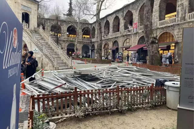 Koza Han'daki masa-sandalye krizine yargı freni! Tahliyeye 'dur' kararı
