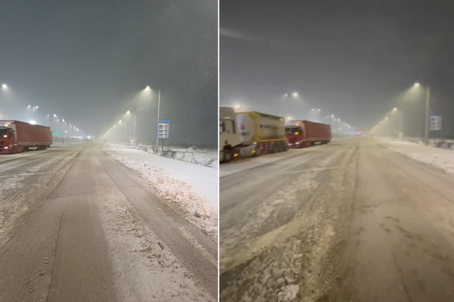Sıcaklıklar aniden düştü, İstanbul'un 3 ilçesinde kar yağışı başladı