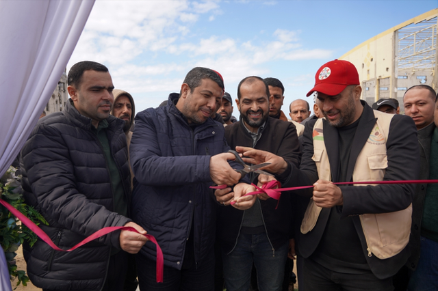 Gazze'de '2. Yıldız Tilbe Çadır Kenti' açıldı