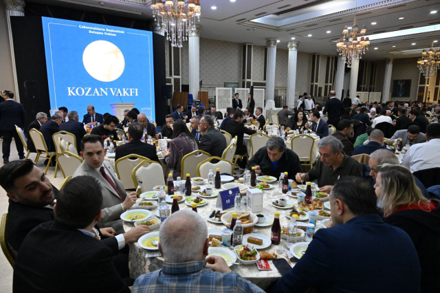 Çukurovalılar Ankara'da Kozan Vakfı iftarında buluştu: 1200 kişi katıldı