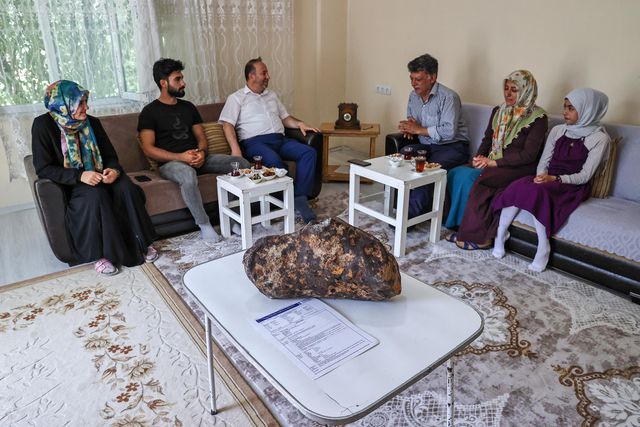 Van'da bulunan göktaşı 'Doğuzağaç' adıyla Uluslararası Meteorit Veri Bülteni'ne işlendi