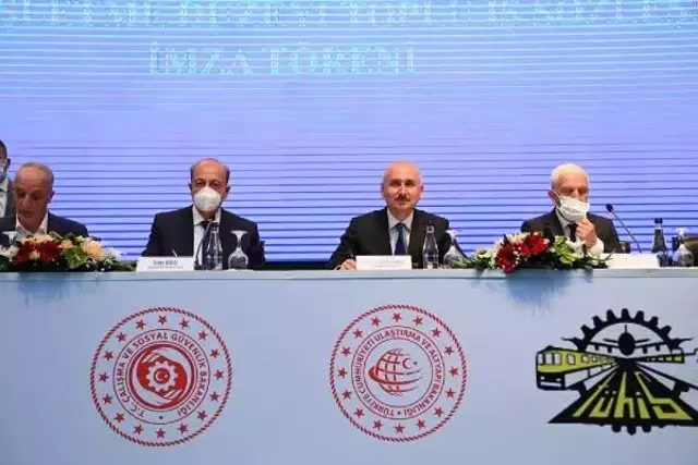 19 bin 500 karayolu işçisinin toplu iş sözleşmesi imzalandı