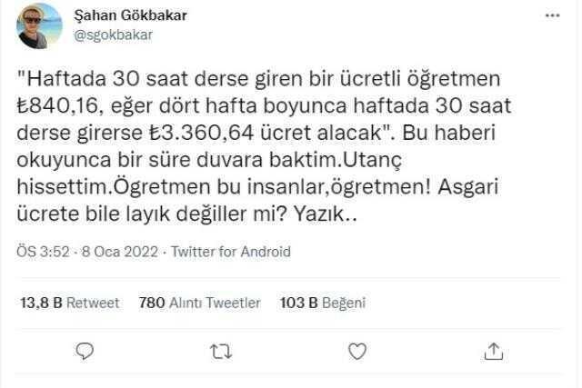 Ücretli öğretmenlerin maaşını öğrenen Şahan Gökbakar isyan etti: Duvara bakıp utanç hissettim