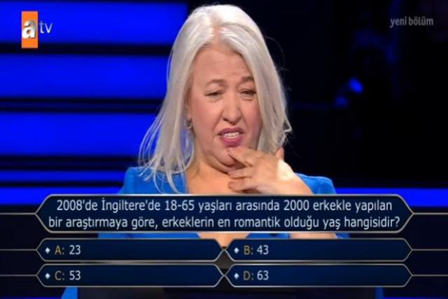 (2008'de İngiltere'de 18-65 yaşları arasında...) Kim Milyoner Olmak İster 21 Ocak Sorusu Cevabı Nedir? Kim Milyoner Olmak İster 50 Bin TL'lik soru!